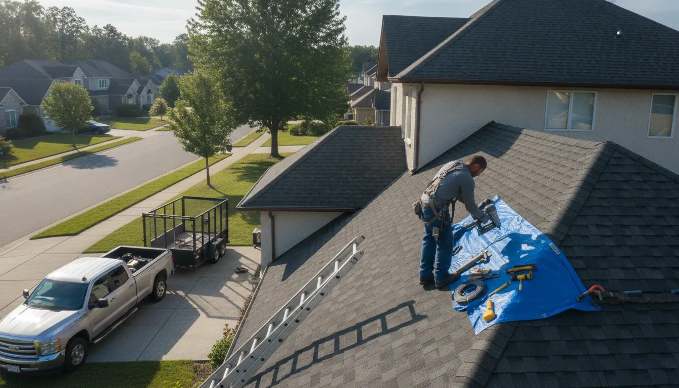 Roofing in Franklinville